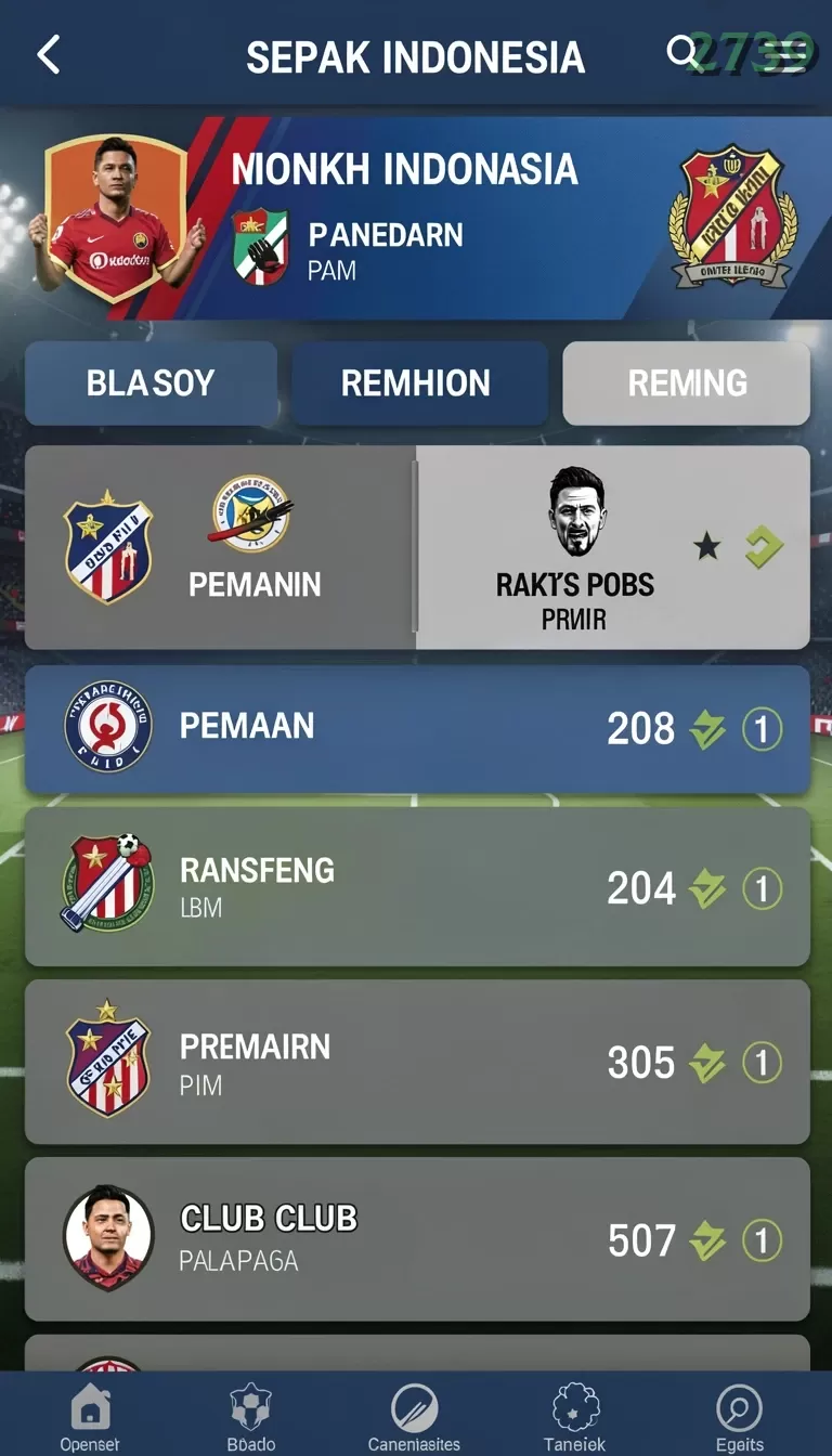 Cuplikan layar KA789 — halaman utama