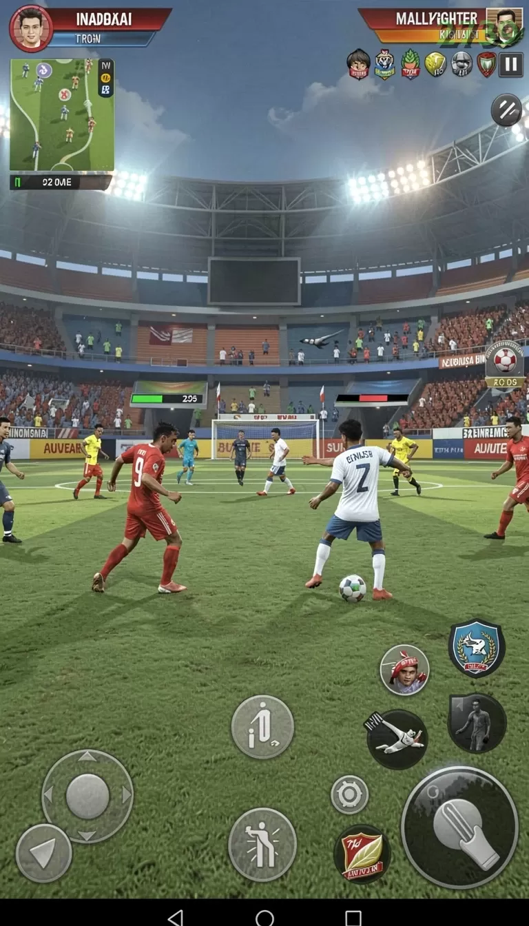 Cuplikan layar MARIMA77 — menu navigasi